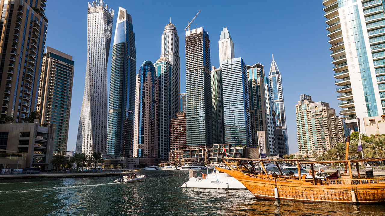 Dubai Marina Skyline